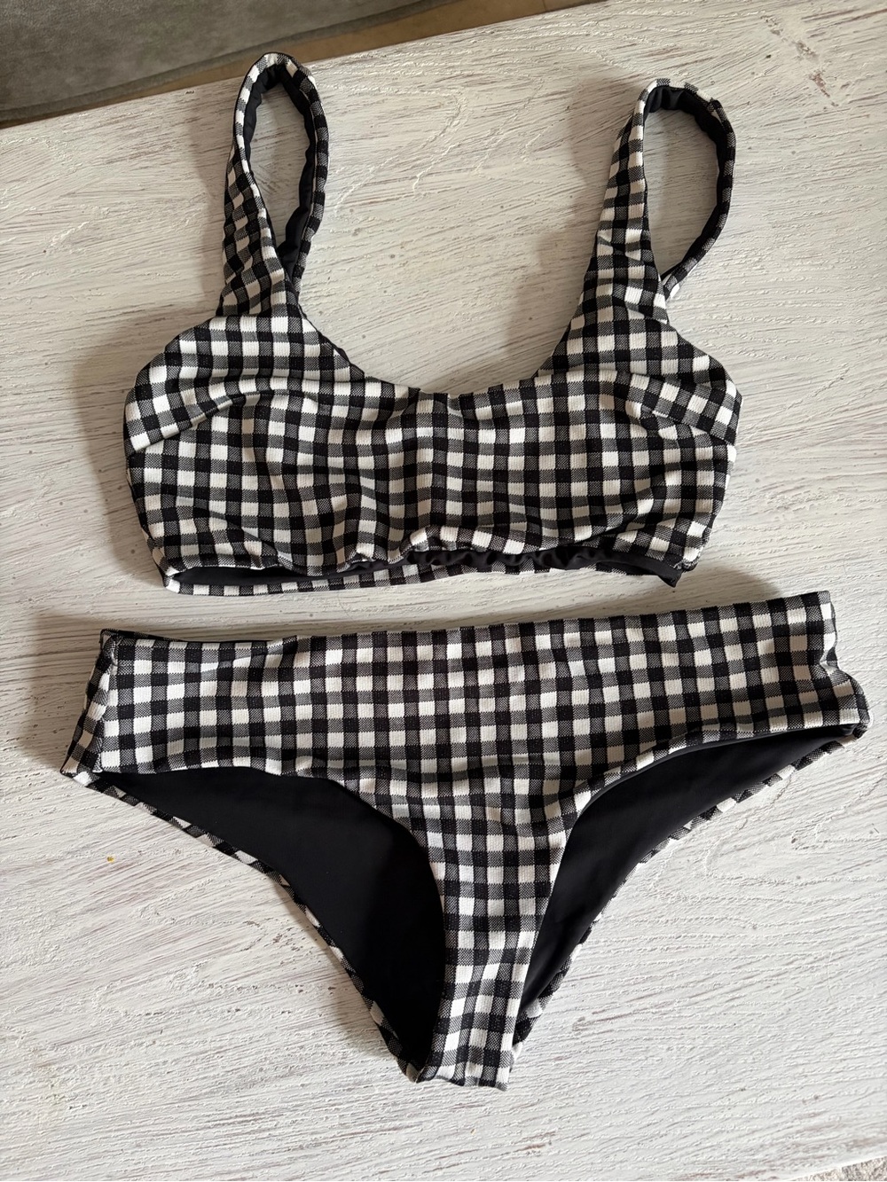 Mara Hoffman Gingham bikini set